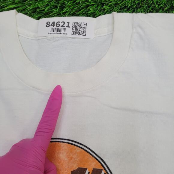 Vintage 1993 Rodeo Hard Sheplers Shirt XL 23x28 Whtie USA - Picture 5 of 16